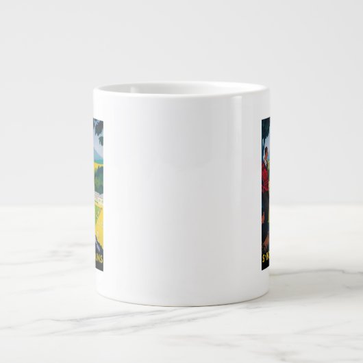 Honore Les Bains  Poster Europe Extra Grote Mok (Voorkant)