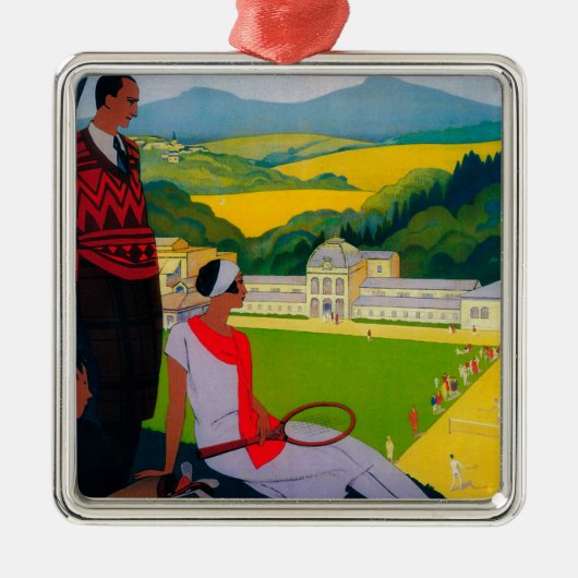 Honore Les Bains  Poster Europe Metalen Ornament (Voorkant)