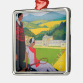 Honore Les Bains  Poster Europe Metalen Ornament (Links)