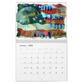 Honorer notre calendrier du drapeau américain 2018 (Jan 2026)