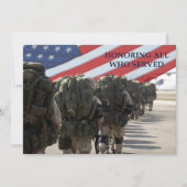 Honorer tous ceux qui ont servi. Cartes plates de  (Devant)