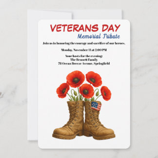 Honoring Heroes | Veterans Day Tribute Kaart