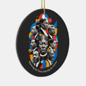 Honoring The Past, Inspiring The future Keramisch Ornament (Rechts)