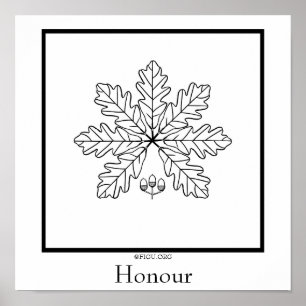 Honorsymbool Poster