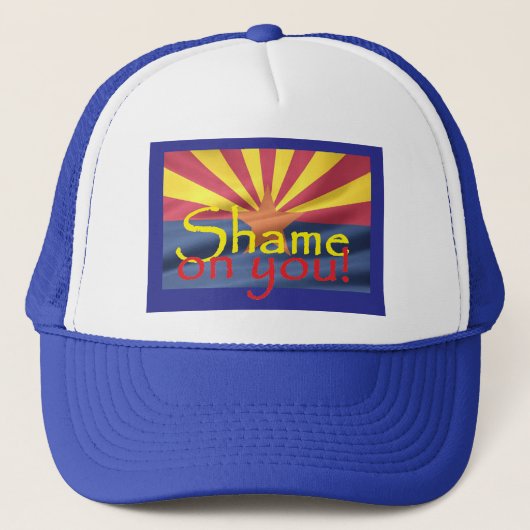 HONTE de l'Arizona SUR VOUS casquette (Devant)