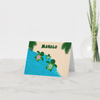 Honu BOY Baby shower Merci de mer TURTLE bleu 281