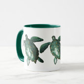 Honu - Groene Zee Turtle Mok (Voorkant links)