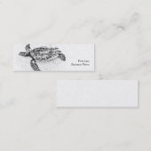 Honu - Hawaiian Zee Turtle Mini Visitekaartje (Voorkant / Achterkant)