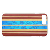 Honu Hawiian Faux Wood Surfboard Case-Mate iPhone Case (Achterkant (Horizontaal))