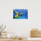 Honu Life van Gregory Gallo Poster (Keuken)