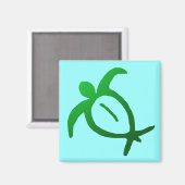 Honu Petroglyph Hawaïen - Magnet (Recto/Verso)