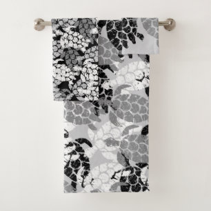 Honu Sea Turtle Hawaiian Coordonnées Grey