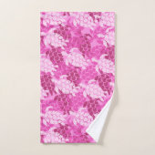 Honu Sea Turtle Hawaiian Coordonnées rose (Serviette à main)