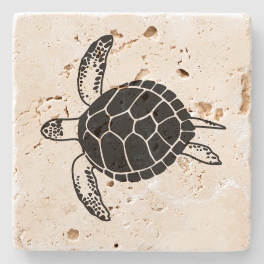 Honu Stenen Onderzetter (Voorkant)