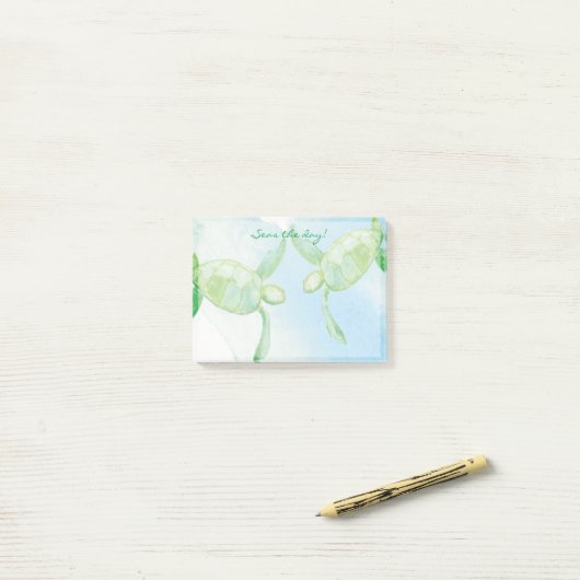 Honu Turtle Post-It Notes (Op bureau)