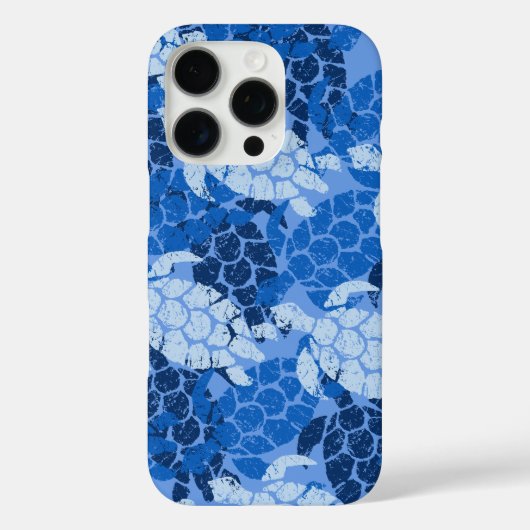 Honu Zee Turtle Hawaiian Aloha Blue  Case-Mate iPhone Case (Achterkant)
