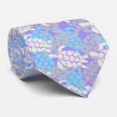 Honu Zee Turtle Hawaiian Aloha - Lavender Stropdas (Opgerold)