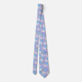 Honu Zee Turtle Hawaiian Aloha - Lavender Stropdas (Achterkant)