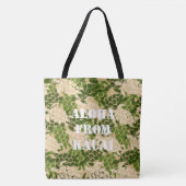 Honu Zee Turtle Hawaiian Monogram Aloha Beach Bag Tote Bag (Voorkant)