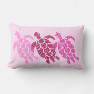 Honu Zee Turtle Hawaiian Reversible Engineered Kussen