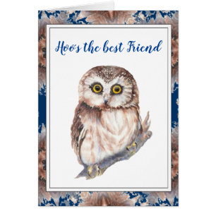 Hoo is de beste vriendenklooienvogel.