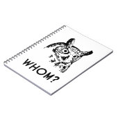 Hoo Who Whom Grammar Owl Notitieboek (Linkerzijde)