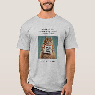 Hoober Menselijk vervoer voor katten T-shirt