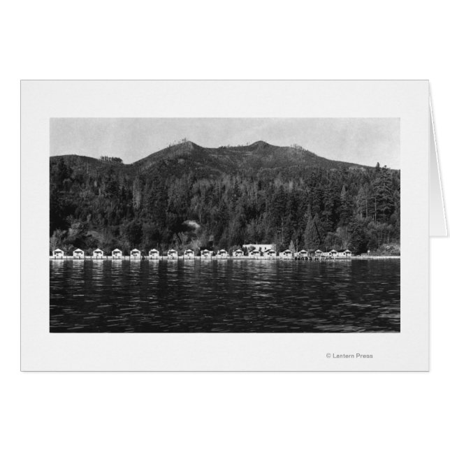 Hood Canal, WA View et Beacon Point Resort (Devant horizontal)