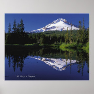 Hood in Oregon, 20 x 16 inch Poster
