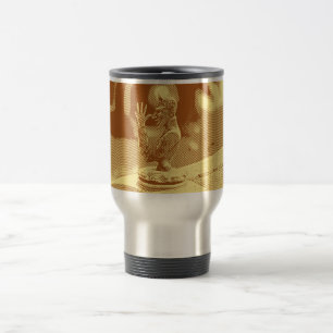  Hood Ornament Aluminium Travel Mug Reisbeker