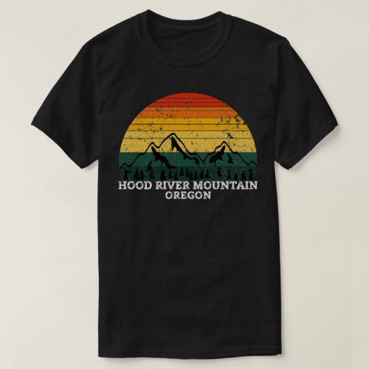HOOD RIVER MOUNTAIN OREGON T-SHIRT (Design voorkant)