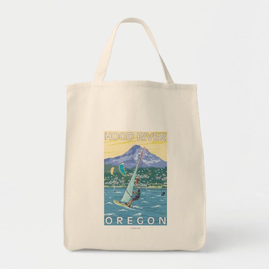 Hood River, ORWind Surfers & Kite Boarders Tote Bag (Voorkant)