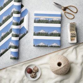Hood Ski Bowl Wrapping Paper Cadeaupapier