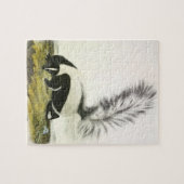 Hooded Skunk of Large-tailed Skunk van Audubon Legpuzzel (Horizontaal)