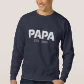 Hooded sweatshirt for dad personalized with name (Devant)