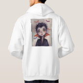 Hooded Sweatshirt met Jouw tekst. (Achterkant)