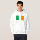 Hooded Sweatshirt met vlag van Ierland (Voorkant volledig)