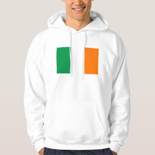 Hooded Sweatshirt met vlag van Ierland (Voorkant)