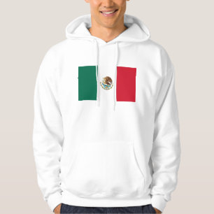 Hooded sweatshirt met vlag van Mexico