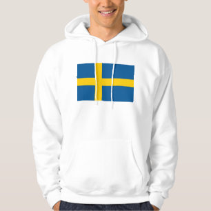 Hooded Sweatshirt met vlag van Zweden