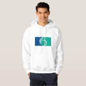 Hooded Sweatshirt with Flag of Ottawa, Canada (Voorkant volledig)