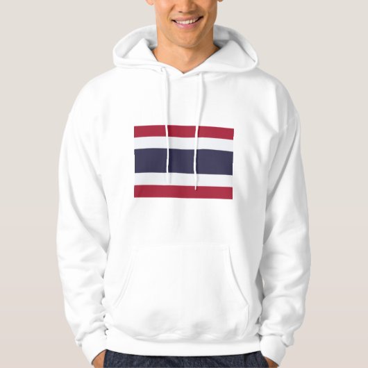 Hooded Sweatshirt with Flag of Thailand (Voorkant)