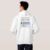 Hoodie Find Me On Nooit Getrouwd Dating COM (Achterkant volledig)