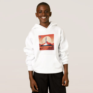 Hoodie fusée sur mars
