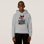 Hoodie Grappige hond patterned (Voorkant volledig)