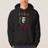 hoodie "I SMELL COMMIES" (Voorkant)