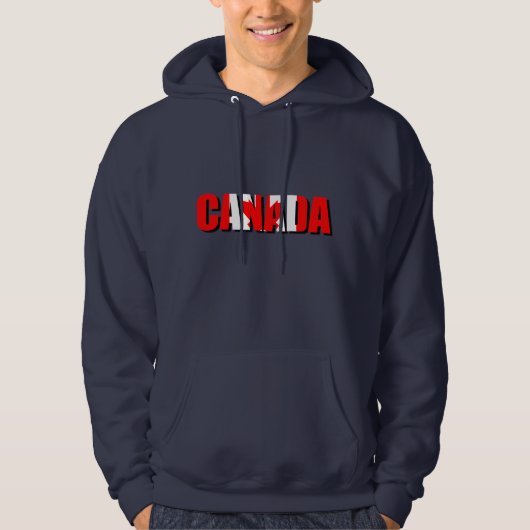 Hoodie met Canada Logo (Voorkant)