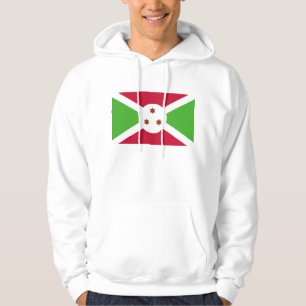 Hoodie met capuchon en vlag van Burundi