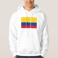 Hoodie met capuchon en vlag van Colombia