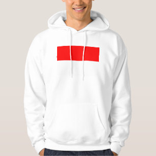 Hoodie met capuchon en vlag van Indonesië